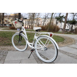 Dámsky retro bicykel Hliníkový 28" Lavida 3-prevodový [A] Biely